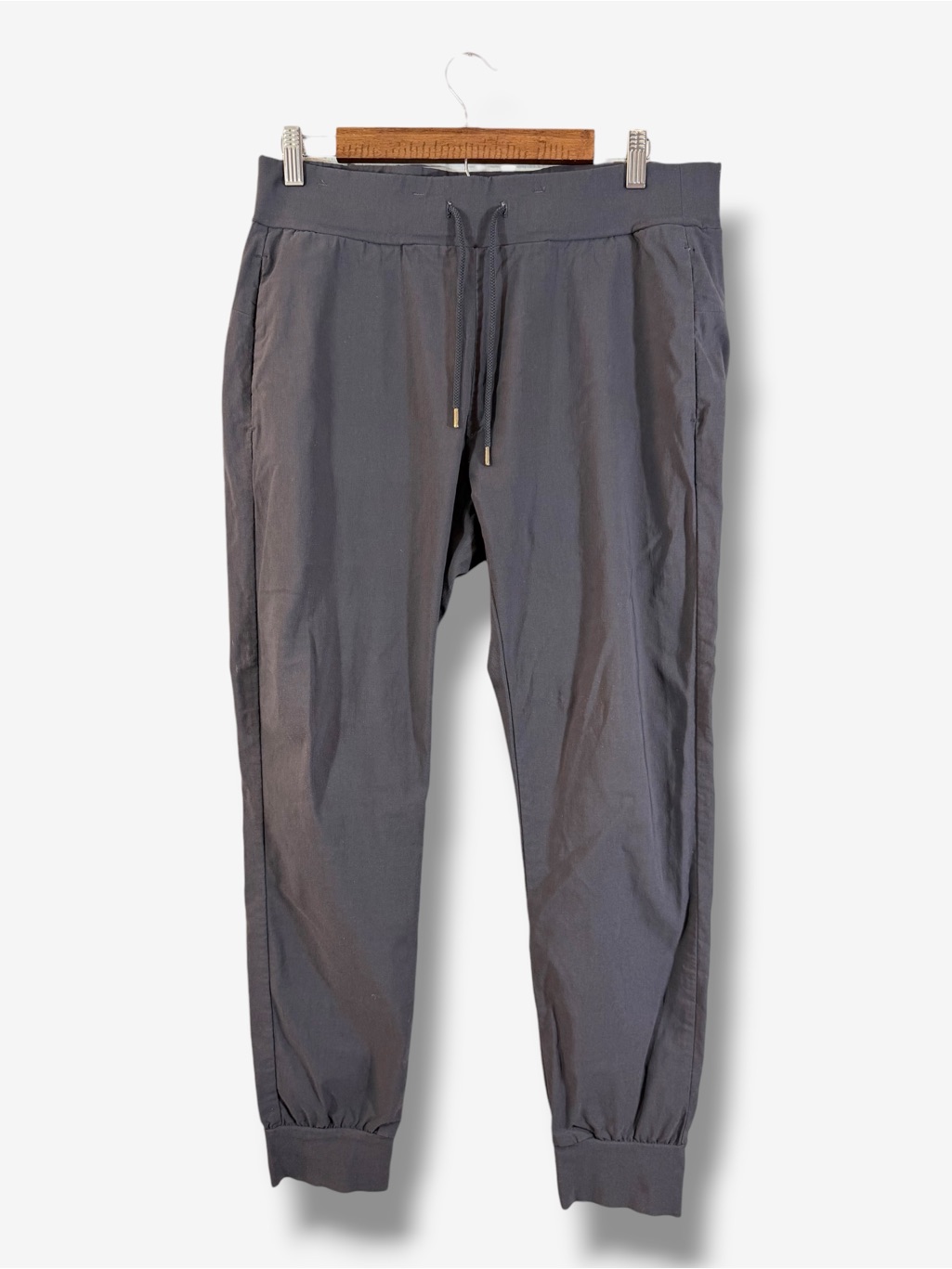 Attachment Gray Drawstring Pants Size 4 Stretch Minimalist Japanese Streetwear